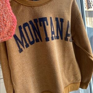 Montana Mustard Colored Cozy Crew Neck Sweater